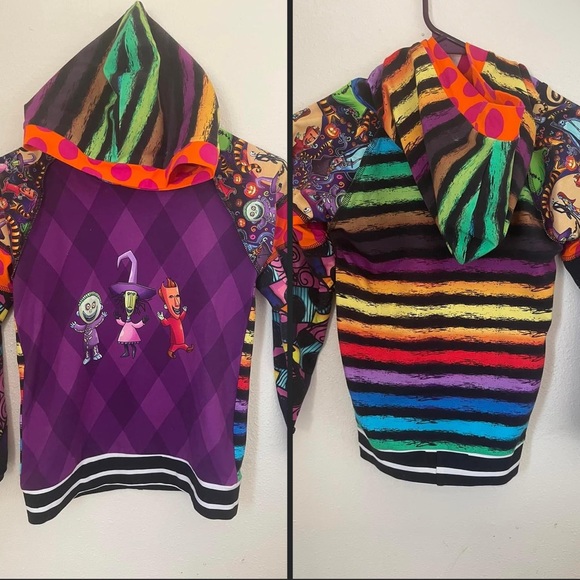 Nightmares Before Christmas L/S Hoodie Custom Boutique Size 12 - Picture 1 of 3
